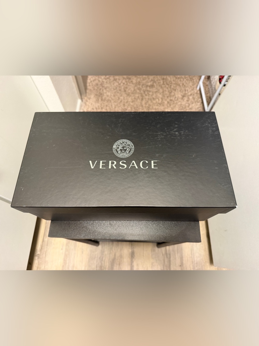 Versace Pink Medusa Slides - Picture 2 of 10